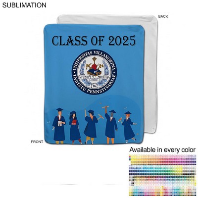 Ultra Soft and Smooth Microfleece Blanket, 50x60, Sublimated Edge to Edge 1 side