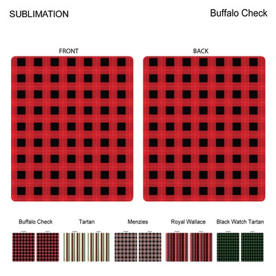 Stock Plaid Design Ultra Soft and Smooth Microfleece blanket, 50"x60", Sublimated 2 sides